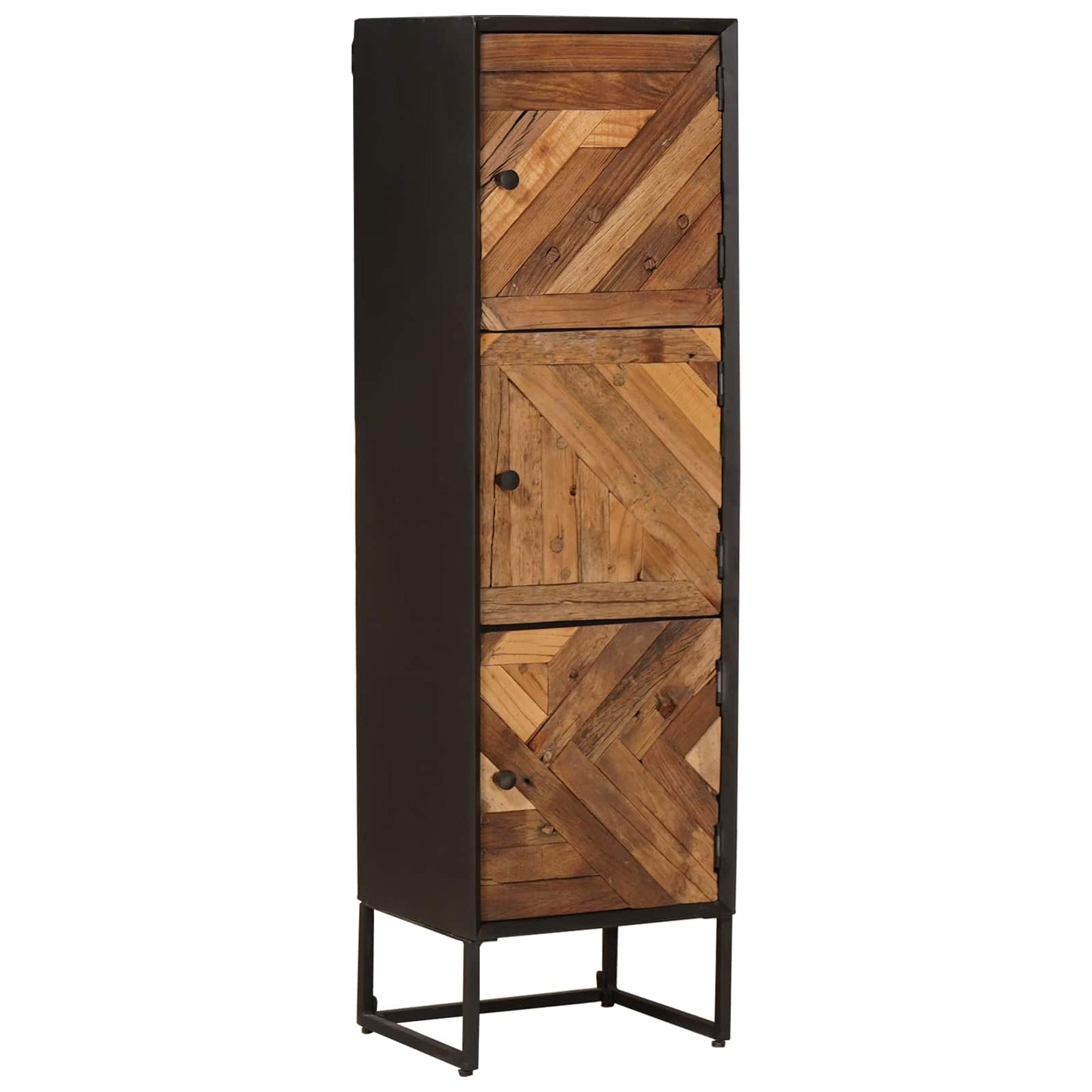 Highboard 35 x 30 x 120 cm Massiv Holz und engineered Wood