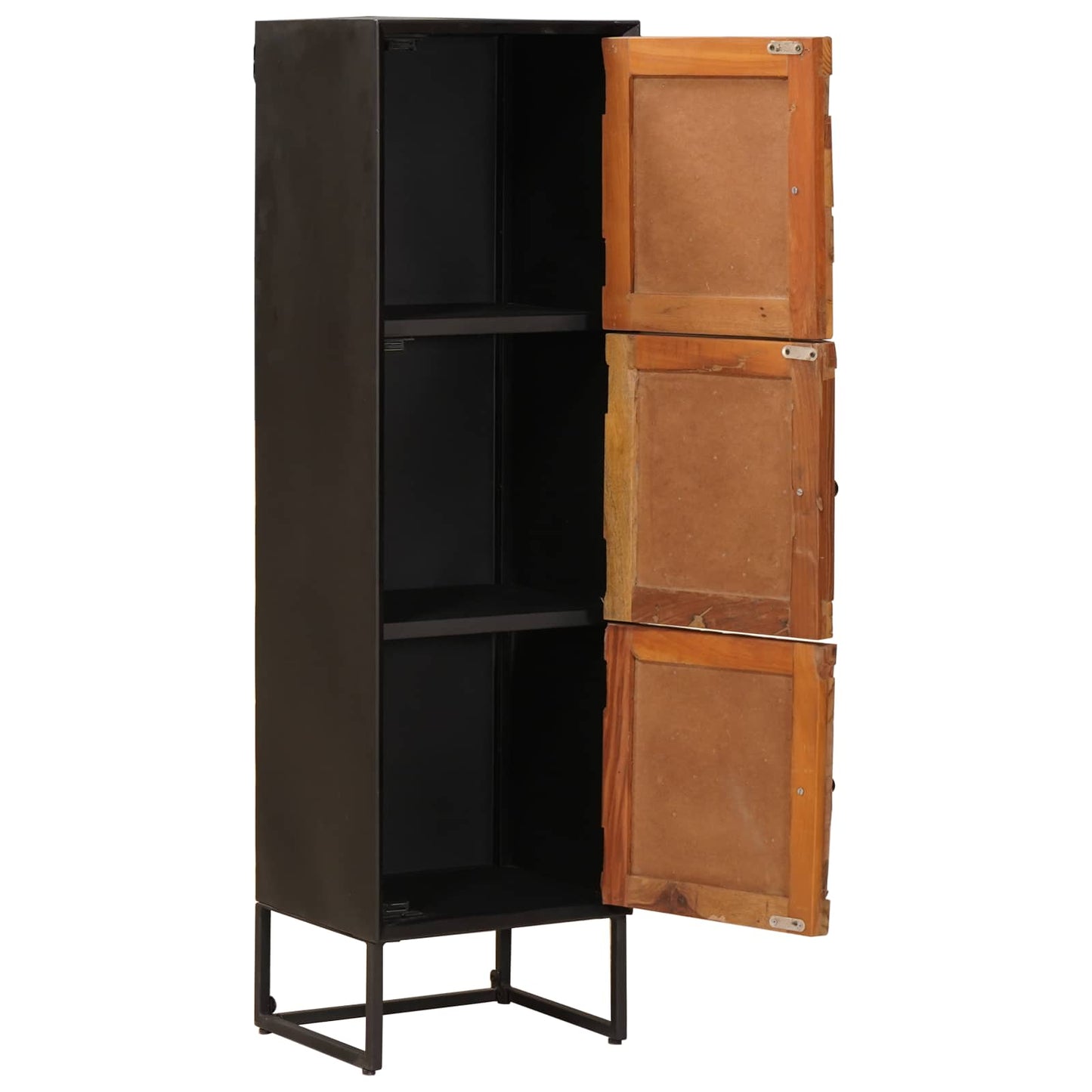 Highboard 35 x 30 x 120 cm Massiv Holz und engineered Wood