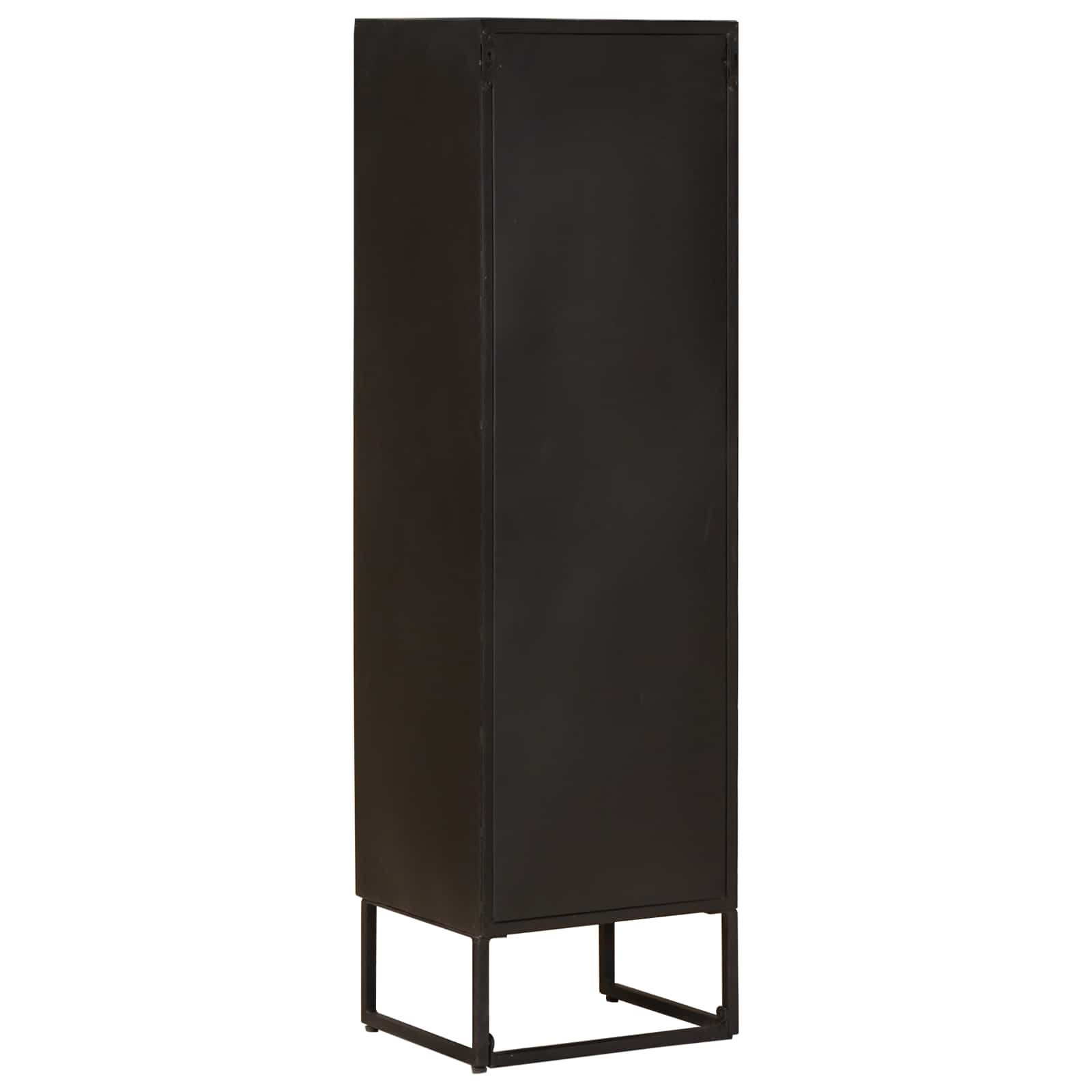 Highboard 35 x 30 x 120 cm Massiv Holz und engineered Wood