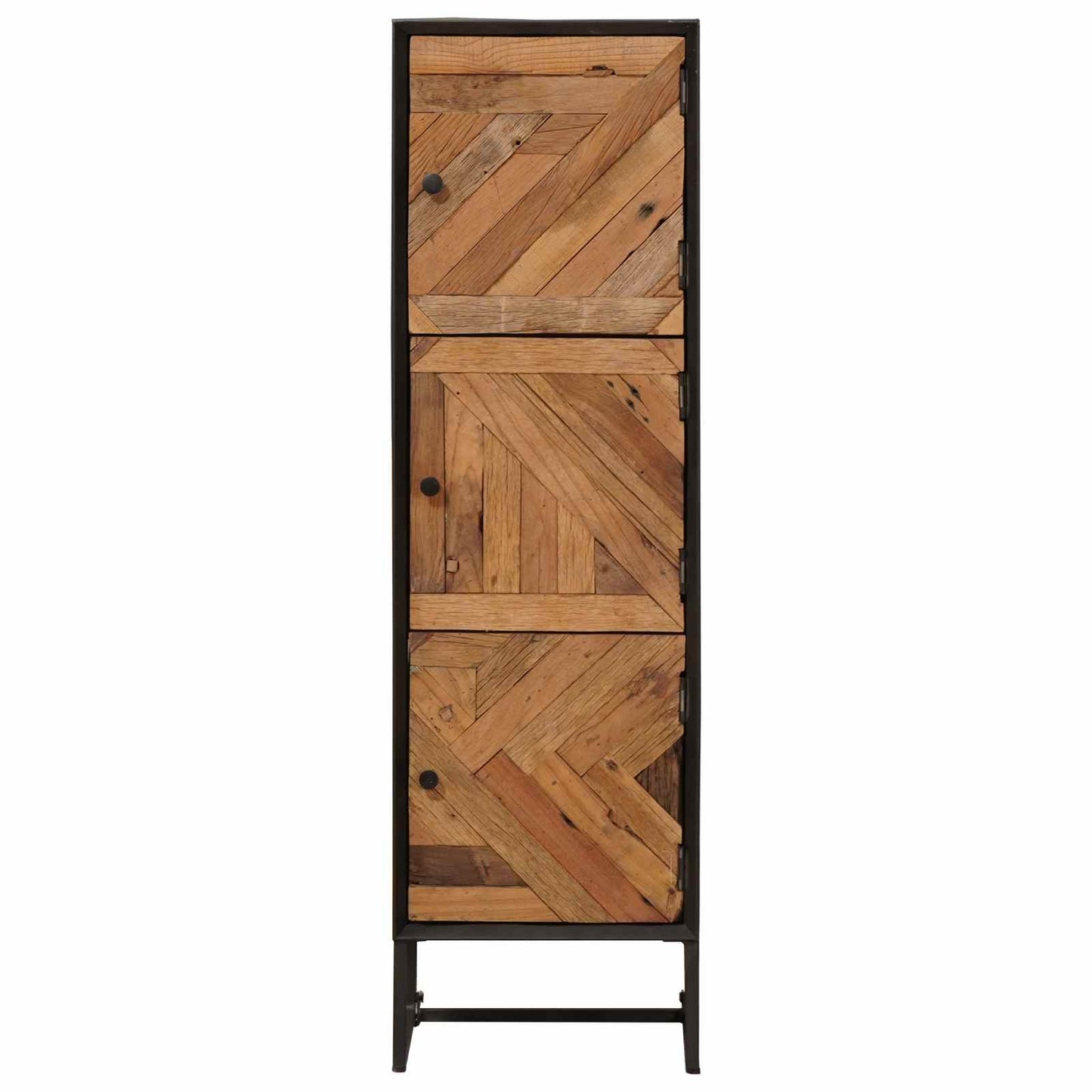 Highboard 35 x 30 x 120 cm Massiv Holz und engineered Wood