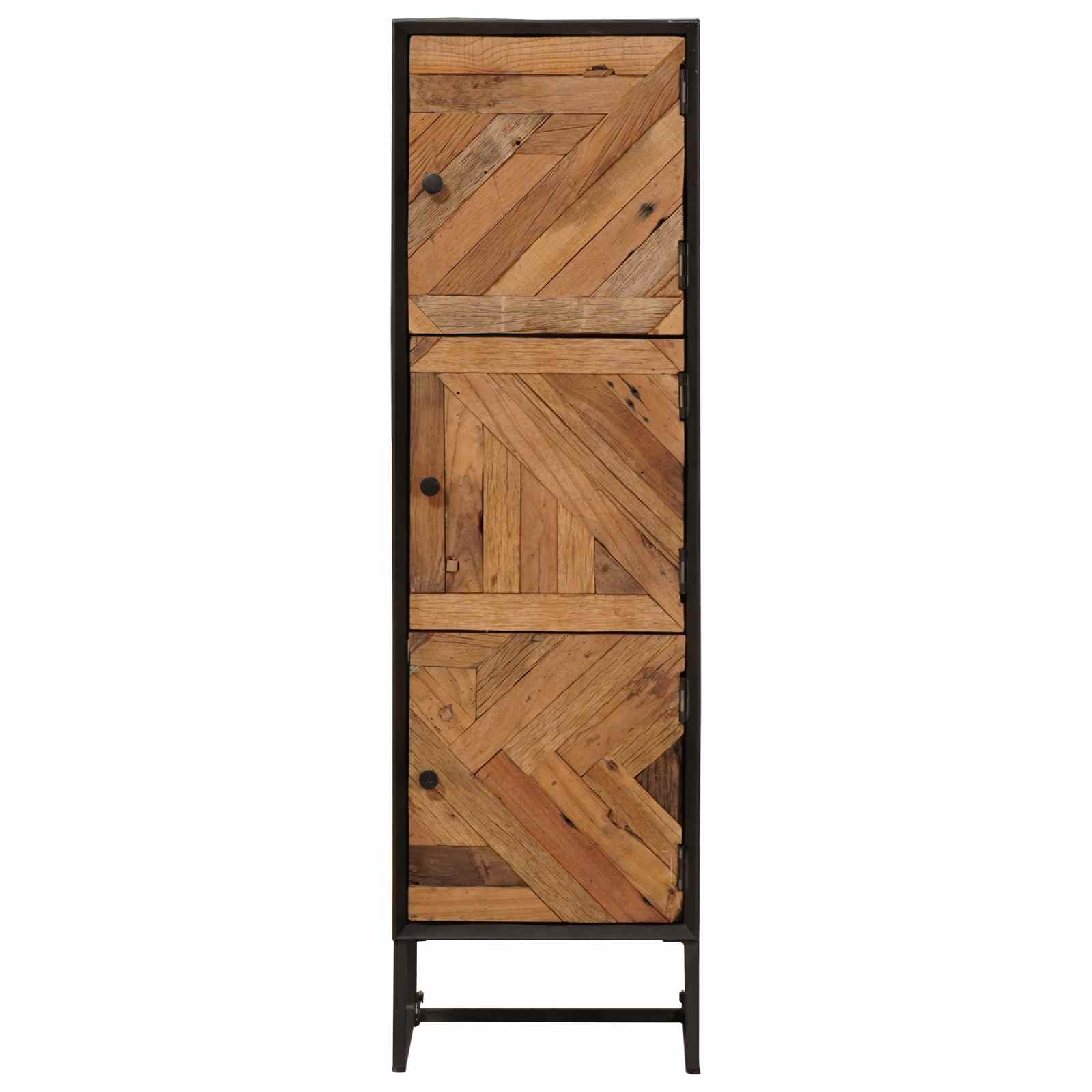 Highboard 35 x 30 x 120 cm Massiv Holz und engineered Wood