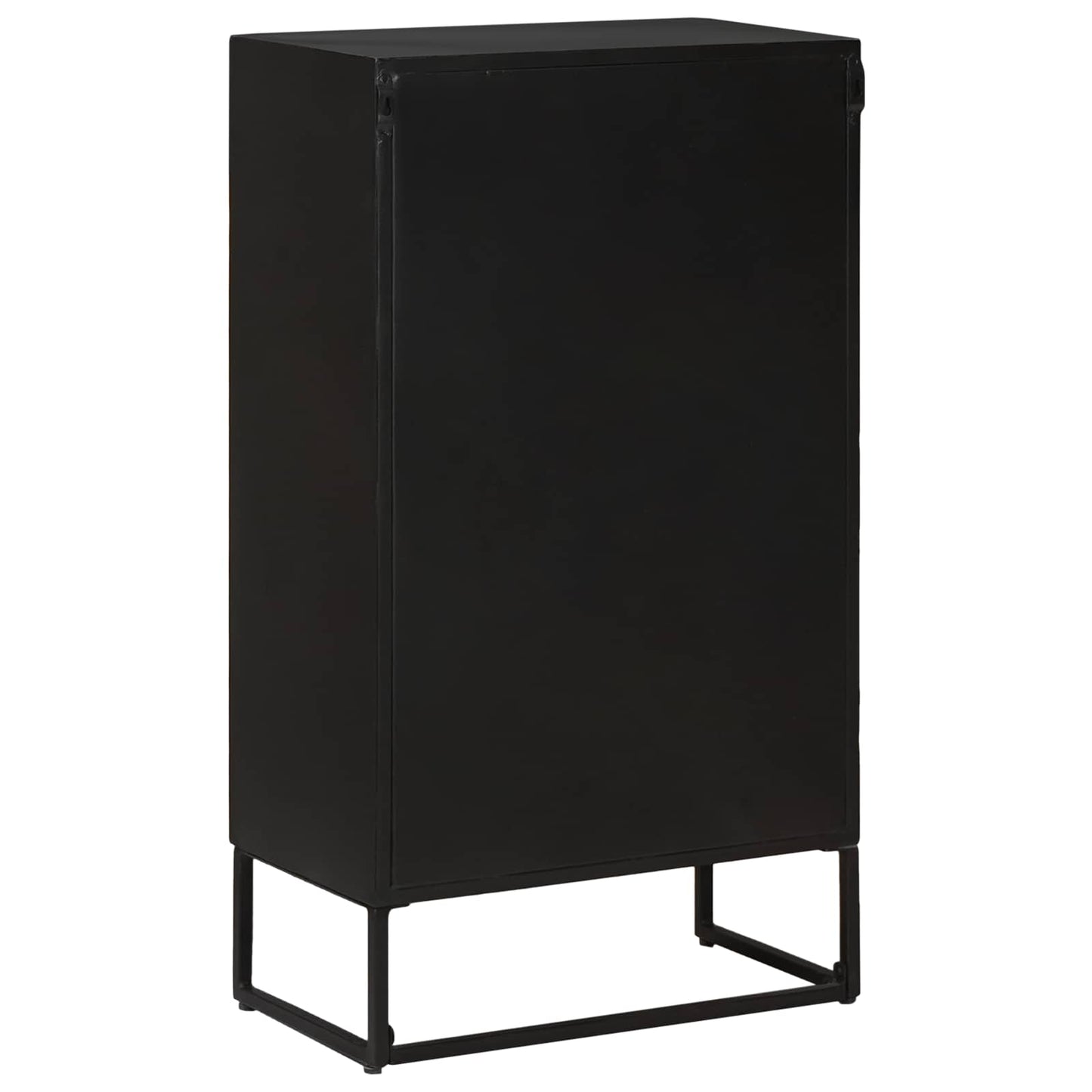 Highboard 53 x 30 x 95 cm Massiv Holz und engineered Wood