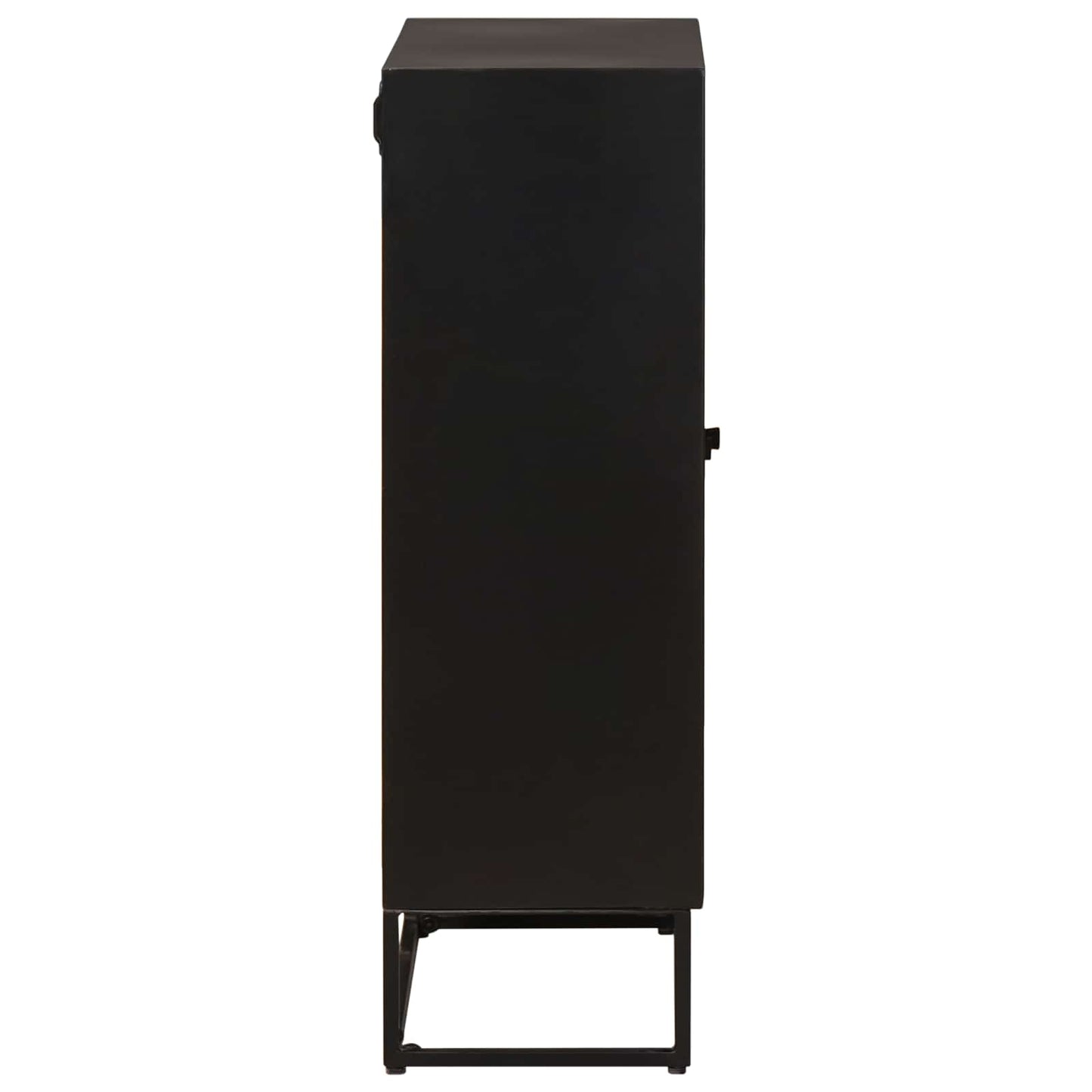Highboard 53 x 30 x 95 cm Massiv Holz und engineered Wood