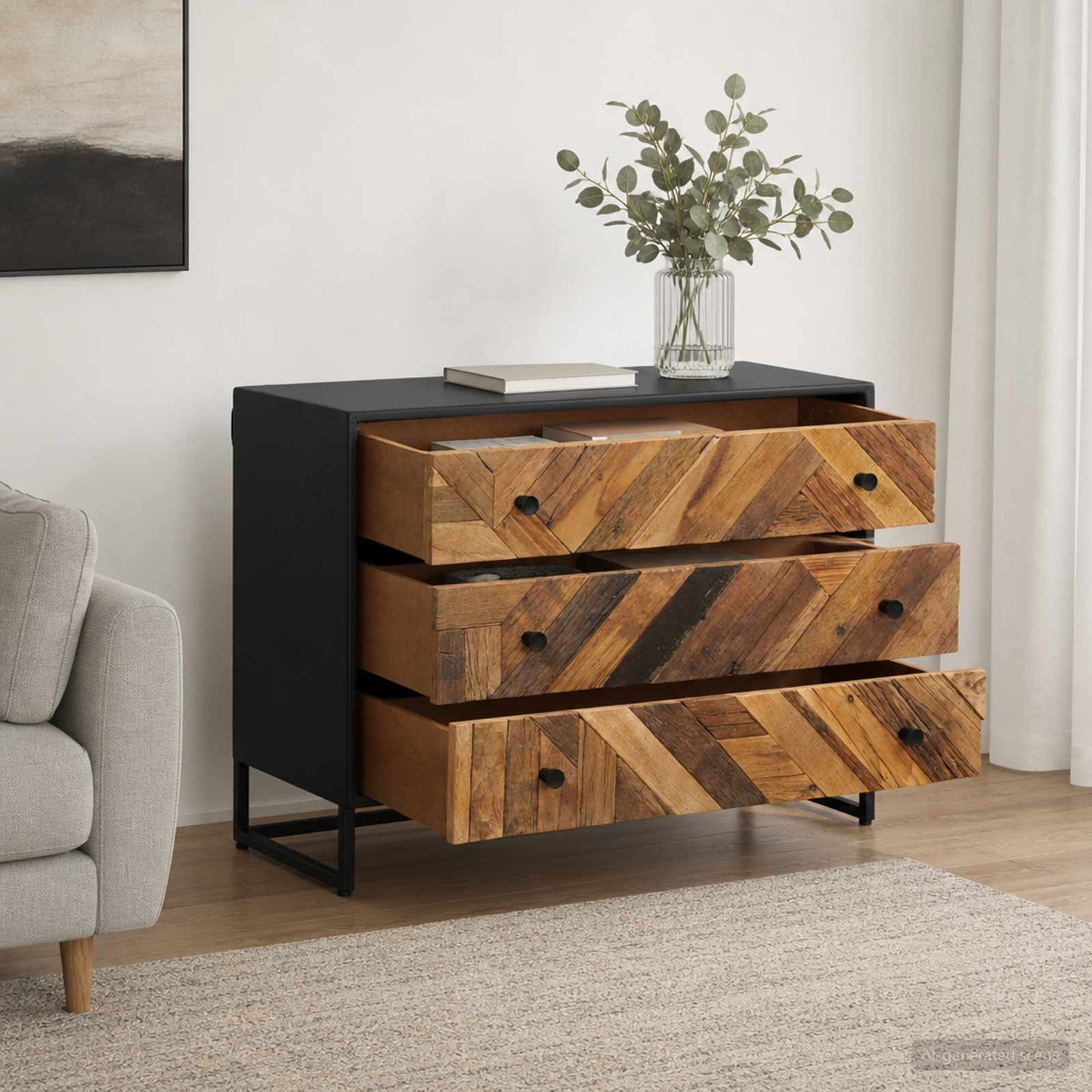 Schubladenschrank mit Schubladen 75 x 30 x 54 cm