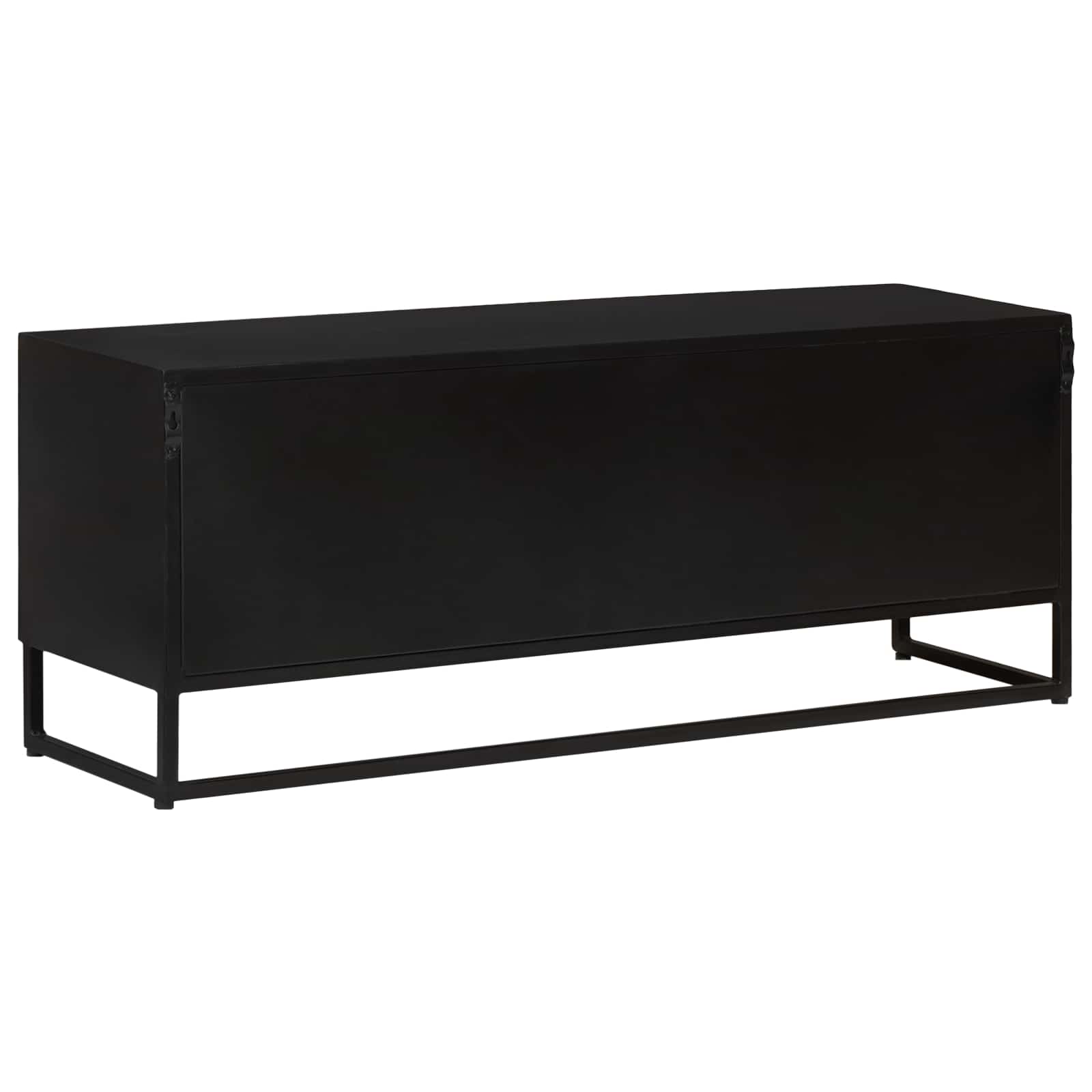 TV-Schränk 105 x 30 x 40 cm Massiv Holz und engineered Wood