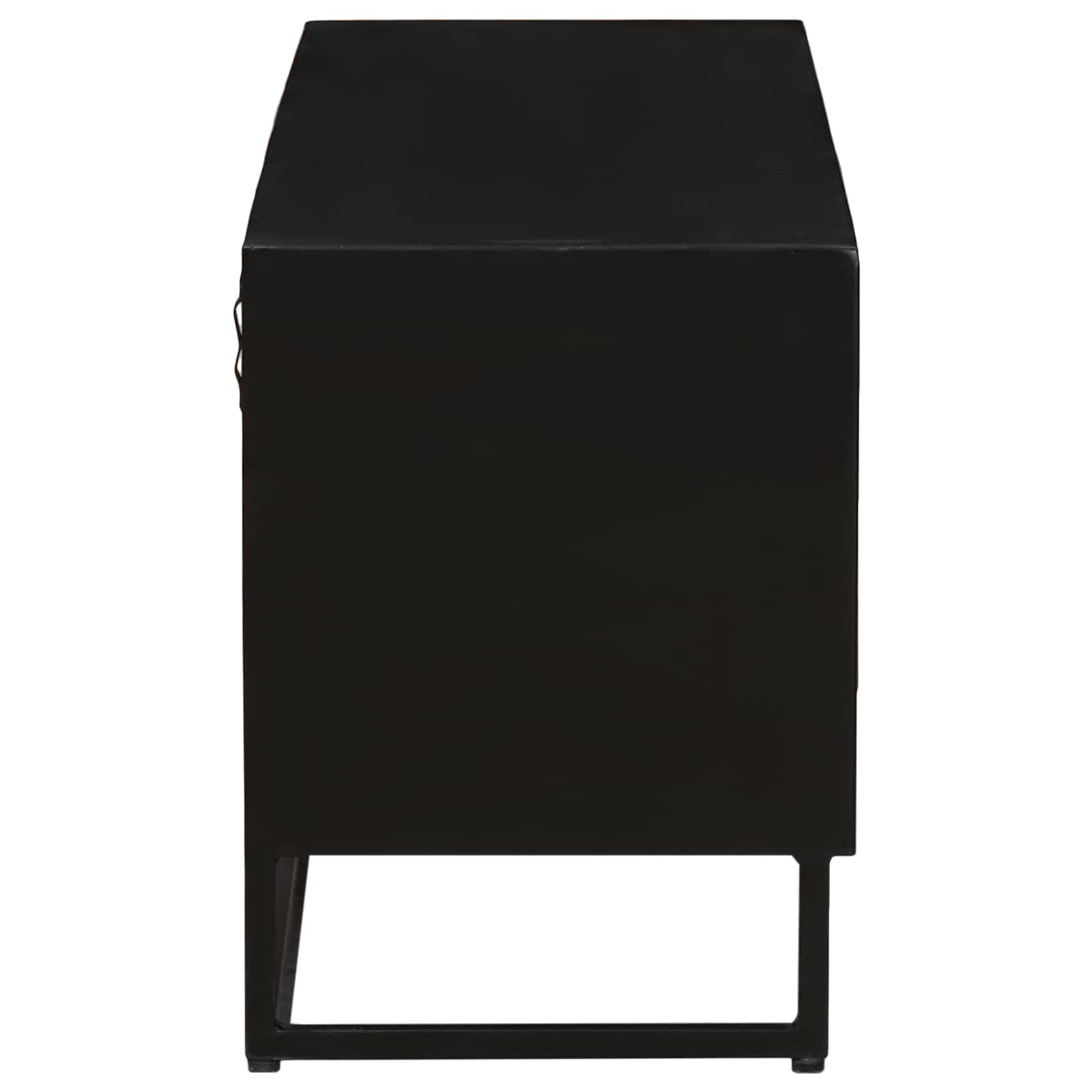 TV-Schränk 105 x 30 x 40 cm Massiv Holz und engineered Wood