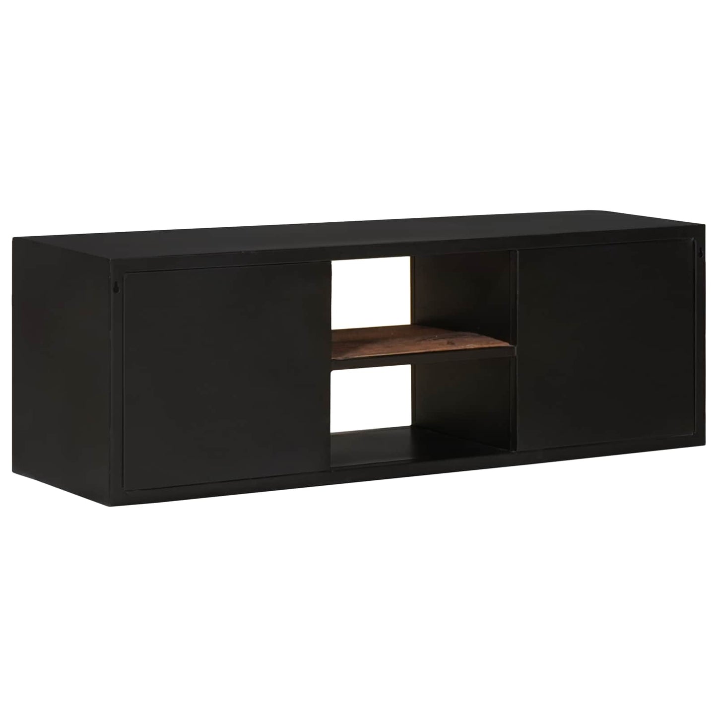 TV-Schränk 105 x 30 x 35 cm Massiv Holz und engineered Wood