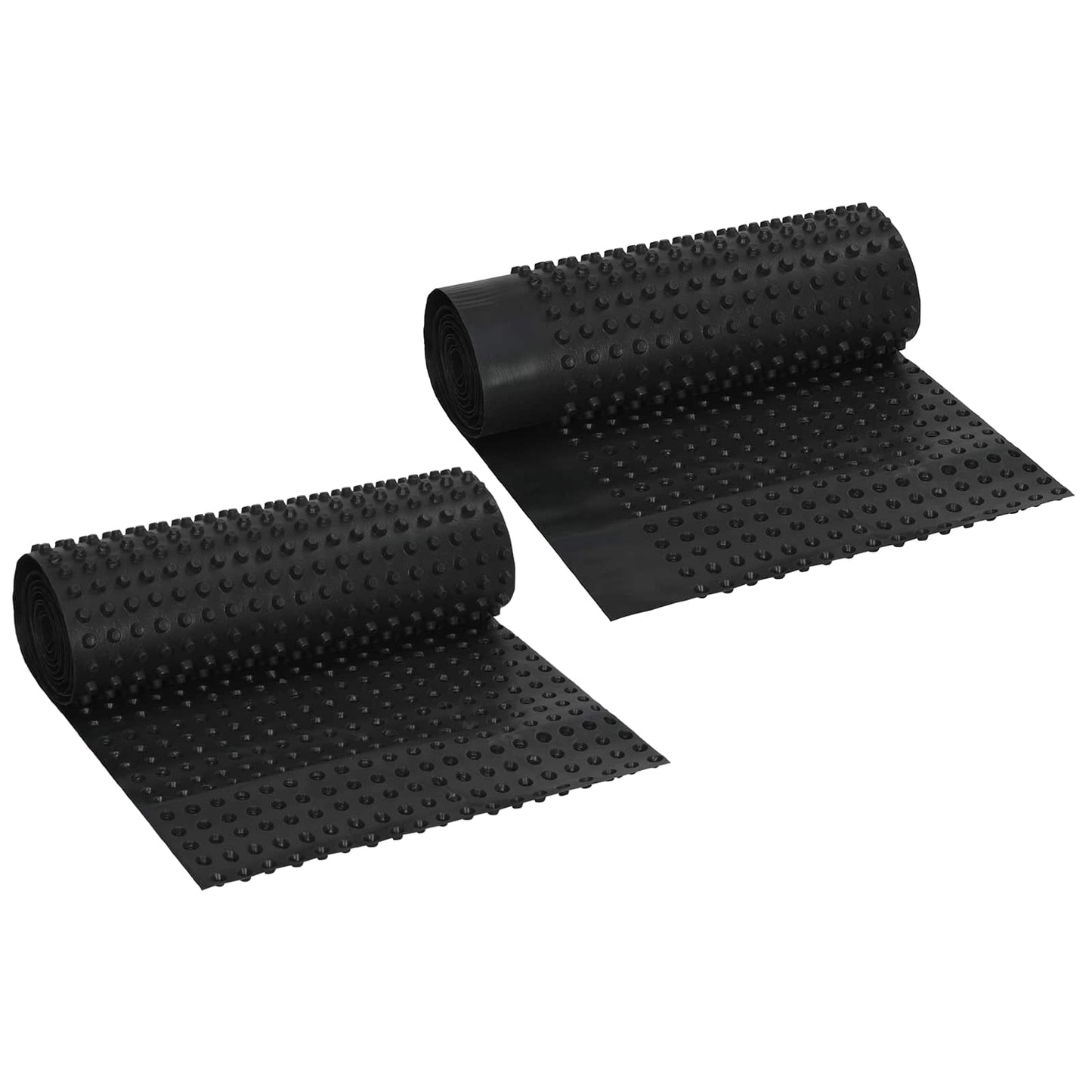 Dimpled Drainage Sheet 2 Stk. Schwarz 0,5 x 20 m HDPE