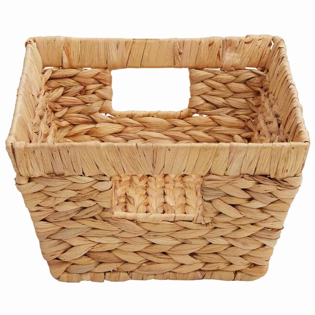 Aufbewahrungskörbe 2 stk. Wasserhyazinthe 38 x 28 x 15 cm Natur