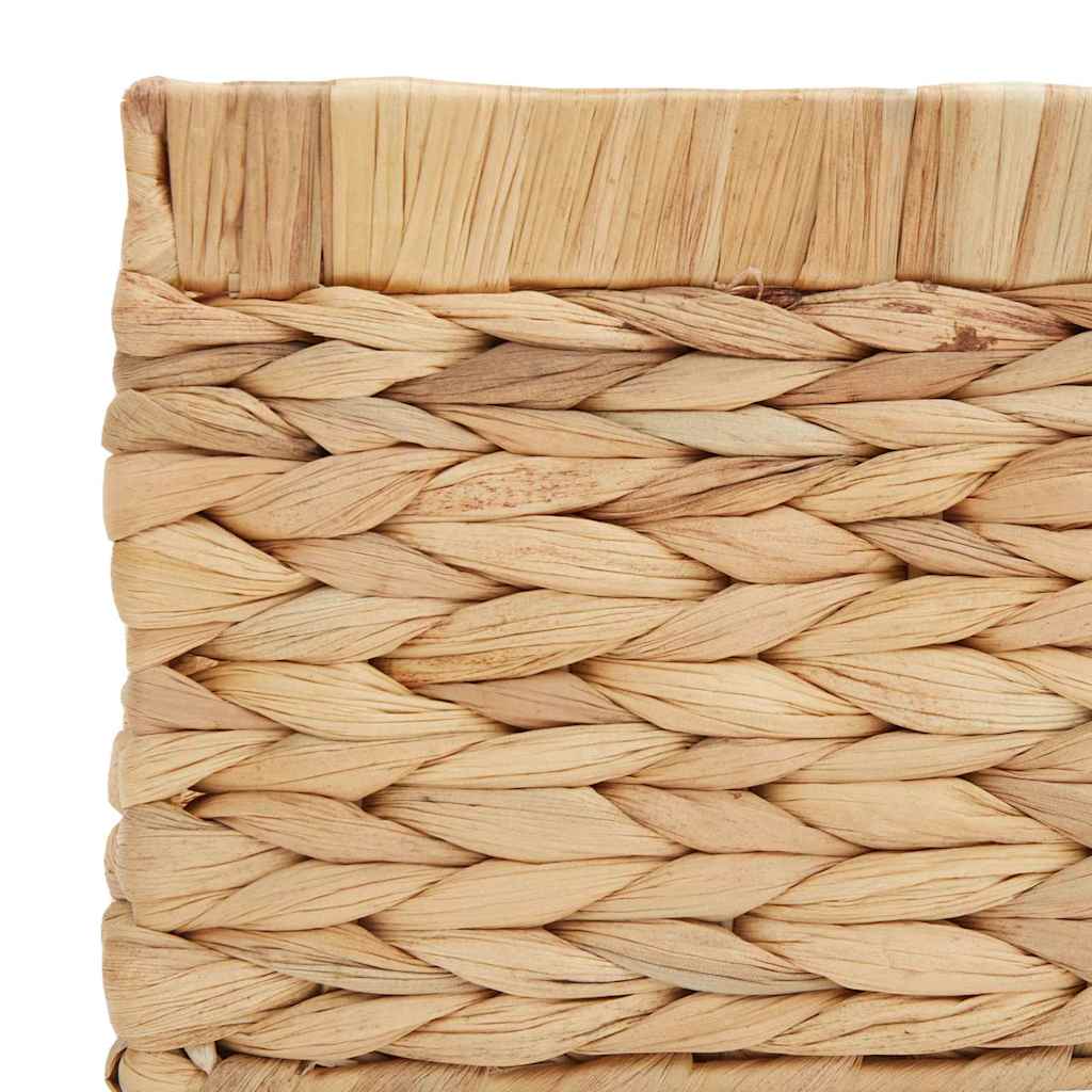 Aufbewahrungskörbe 3 Stk. Wasserhyazinthe 40 x 30 x 18 cm Natur