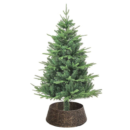 Weihnachtsbaumkragen Rund Schwarz Durchmesser 60 x 22 cm