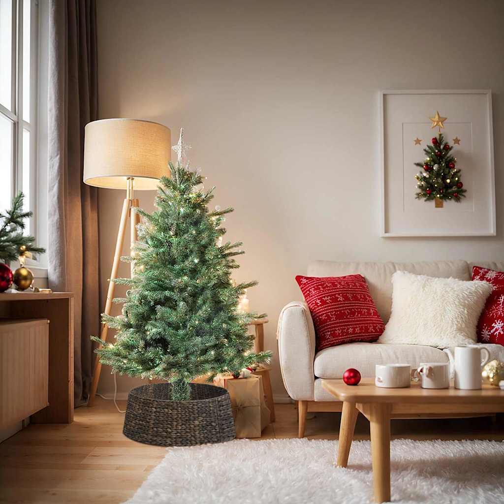 Weihnachtsbaumkragen Rund Schwarz Durchmesser 75 x 25 cm
