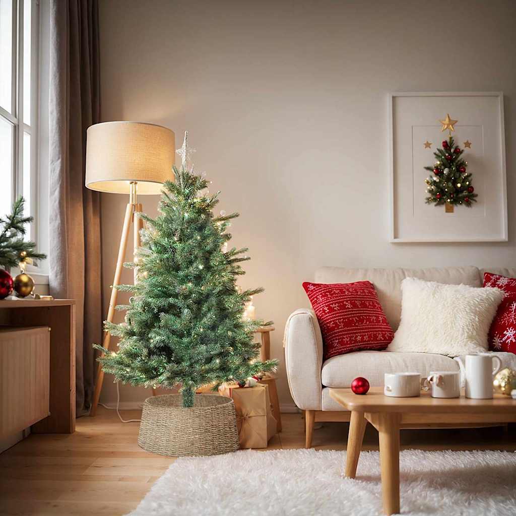 Weihnachtsbaumkragen Rund Natur Durchmesser 60 x 22 cm