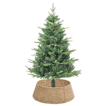 Weihnachtsbaumkragen Rund Natur Durchmesser 75 x 25 cm