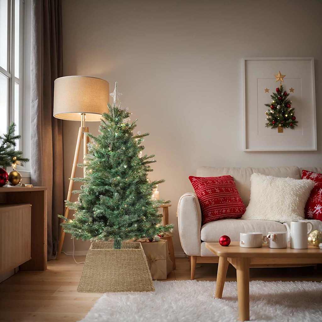 Weihnachtsbaumkragen Quadratisch Braun 60 x 60 x 28 cm