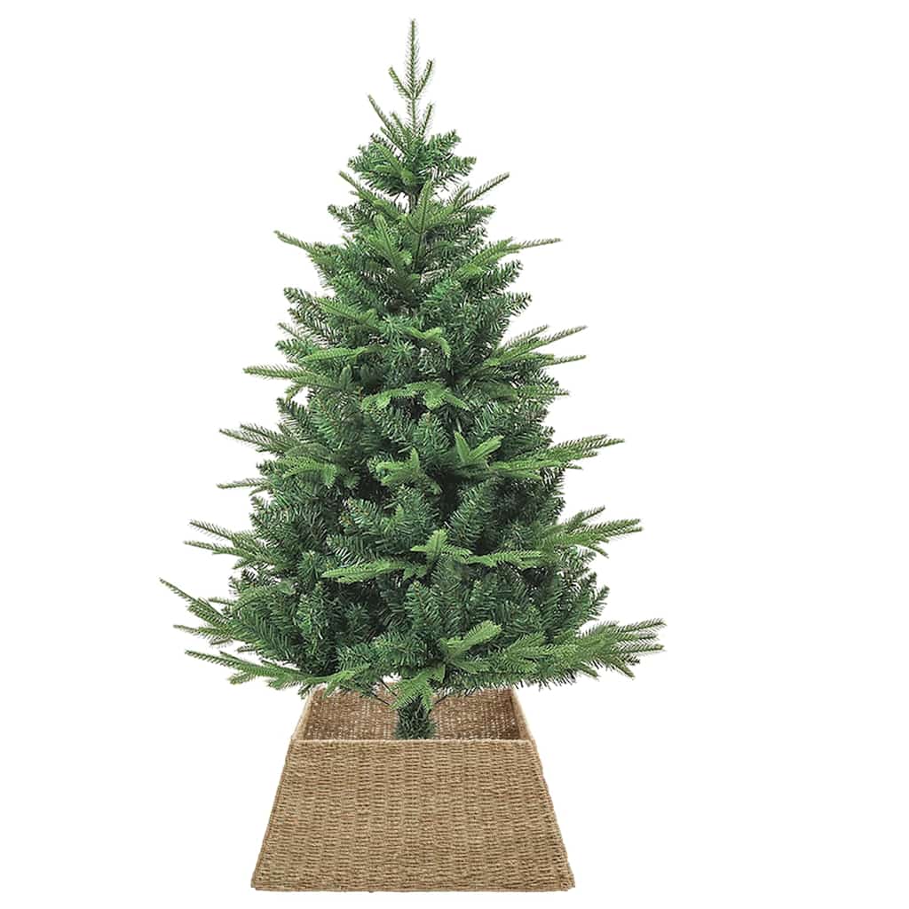 Weihnachtsbaumkragen Quadratisch Braun 70 x 70 x 28 cm