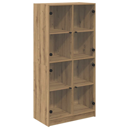 Highboard Artisan-Eiche 68 x 37 x 142 cm Holzwerkstoff