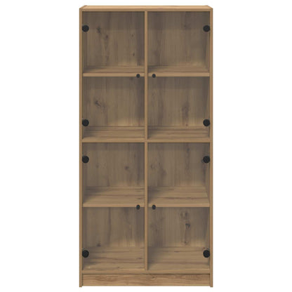 Highboard Artisan-Eiche 68 x 37 x 142 cm Holzwerkstoff