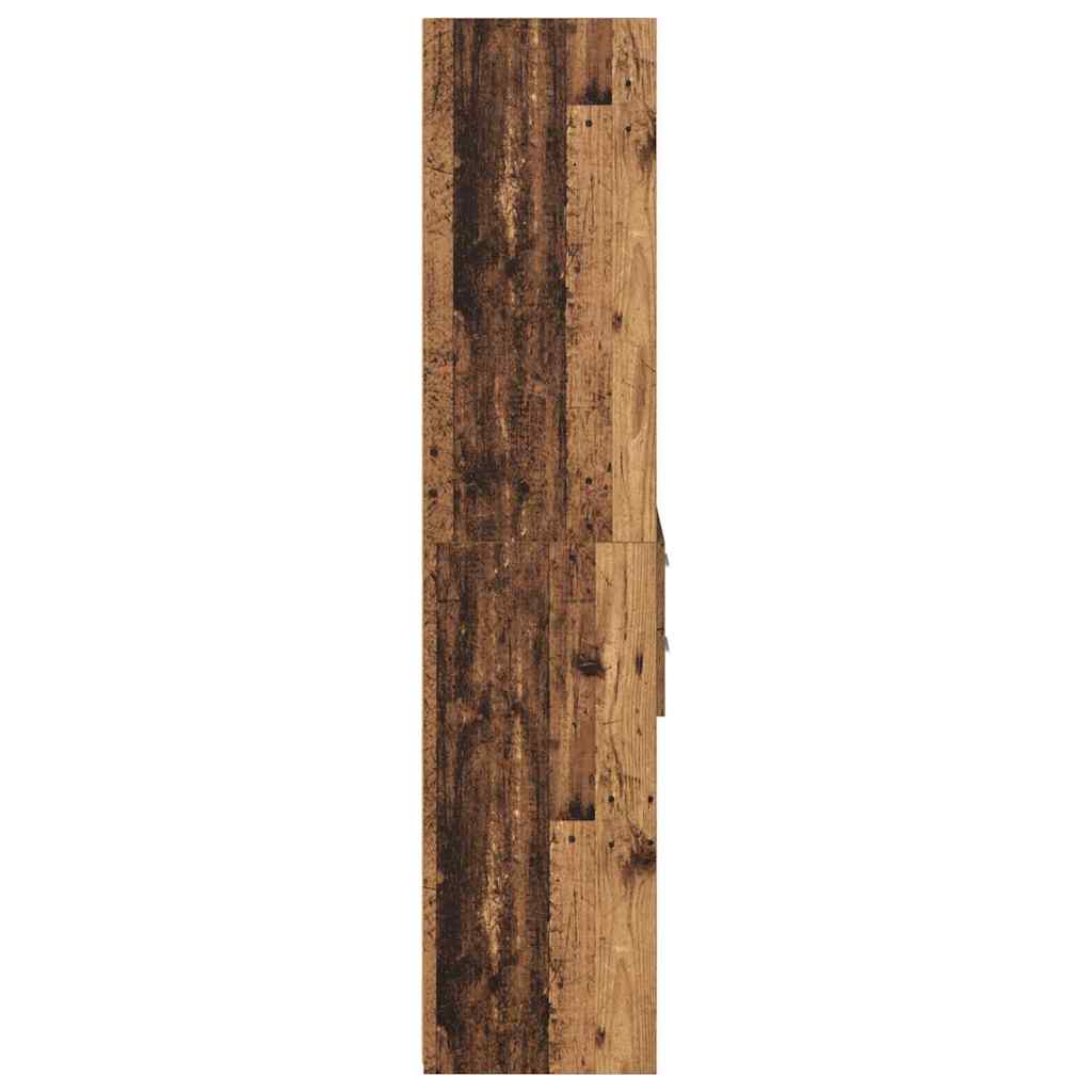 Highboard Altholz 40 x 42,5 x 185 cm Holzwerkstoff