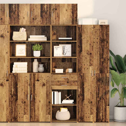 Highboard Altholz 50 x 42,5 x 185 cm Holzwerkstoff