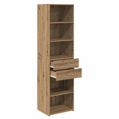 Highboard Artisan-Eiche 50 x 42,5 x 185 cm Holzwerkstoff