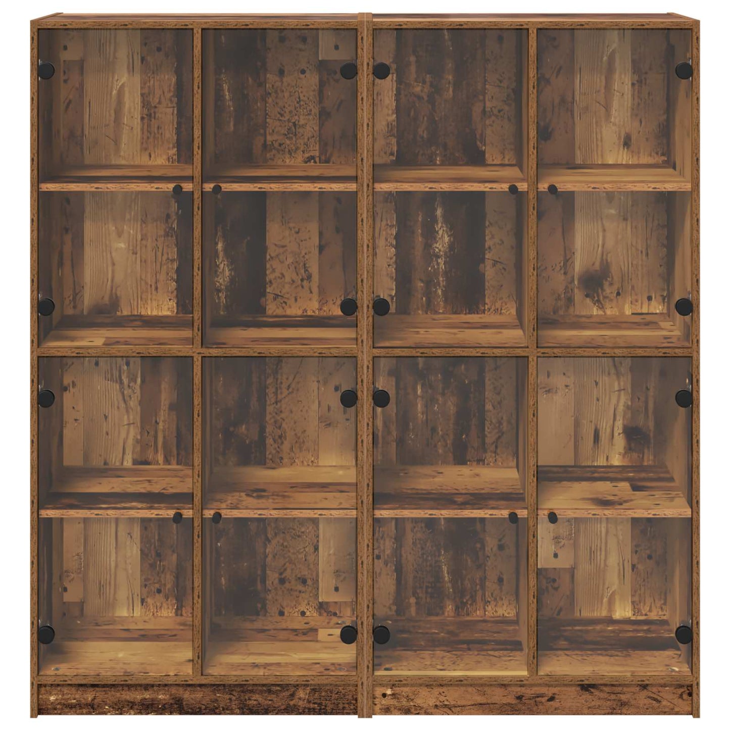 Highboard 2 stk. Altholz 68 x 37 x 142 cm Holzwerkstoff