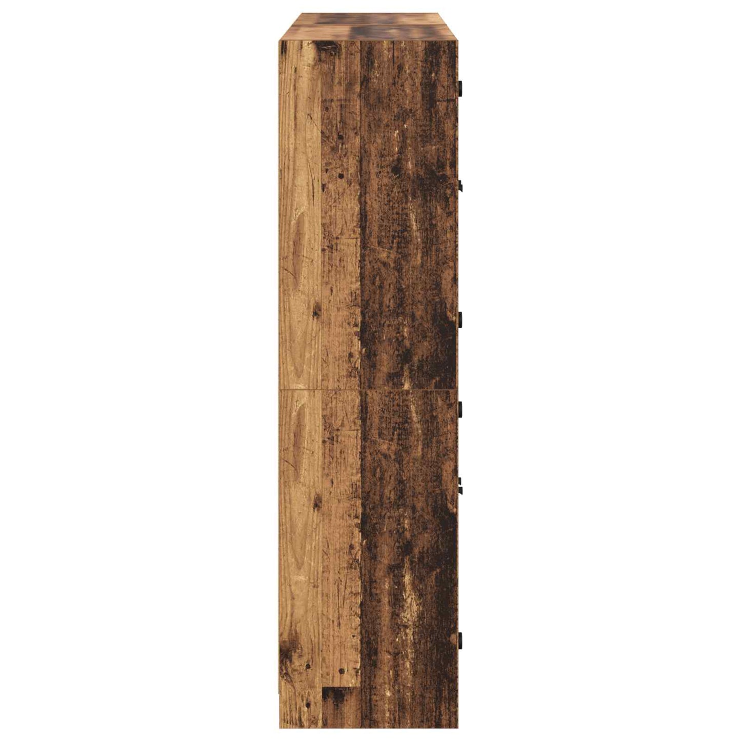 Highboard 2 stk. Altholz 68 x 37 x 142 cm Holzwerkstoff