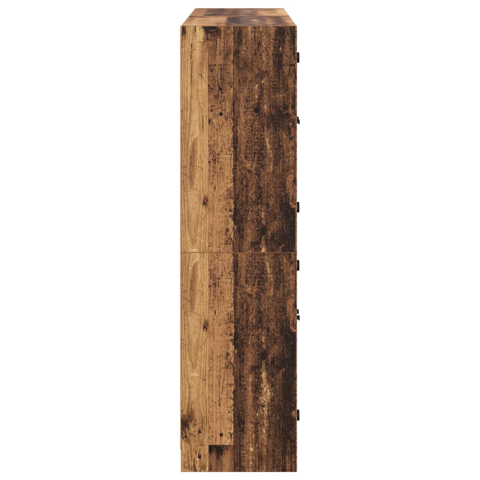 Highboard 2 stk. Altholz 68 x 37 x 142 cm Holzwerkstoff