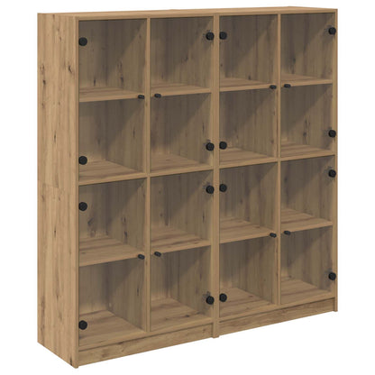 Highboard 2 stk. Artisan-Eiche 68 x 37 x 142 cm Holzwerkstoff