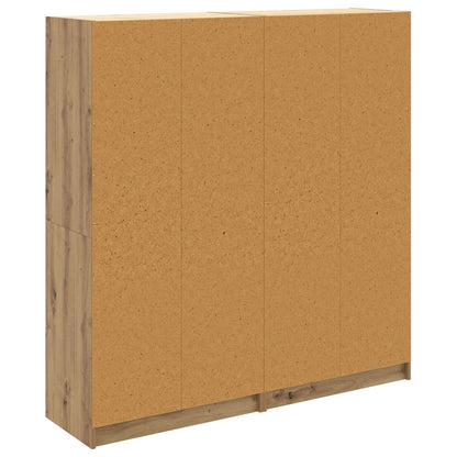 Highboard 2 stk. Artisan-Eiche 68 x 37 x 142 cm Holzwerkstoff