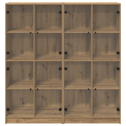 Highboard 2 stk. Artisan-Eiche 68 x 37 x 142 cm Holzwerkstoff