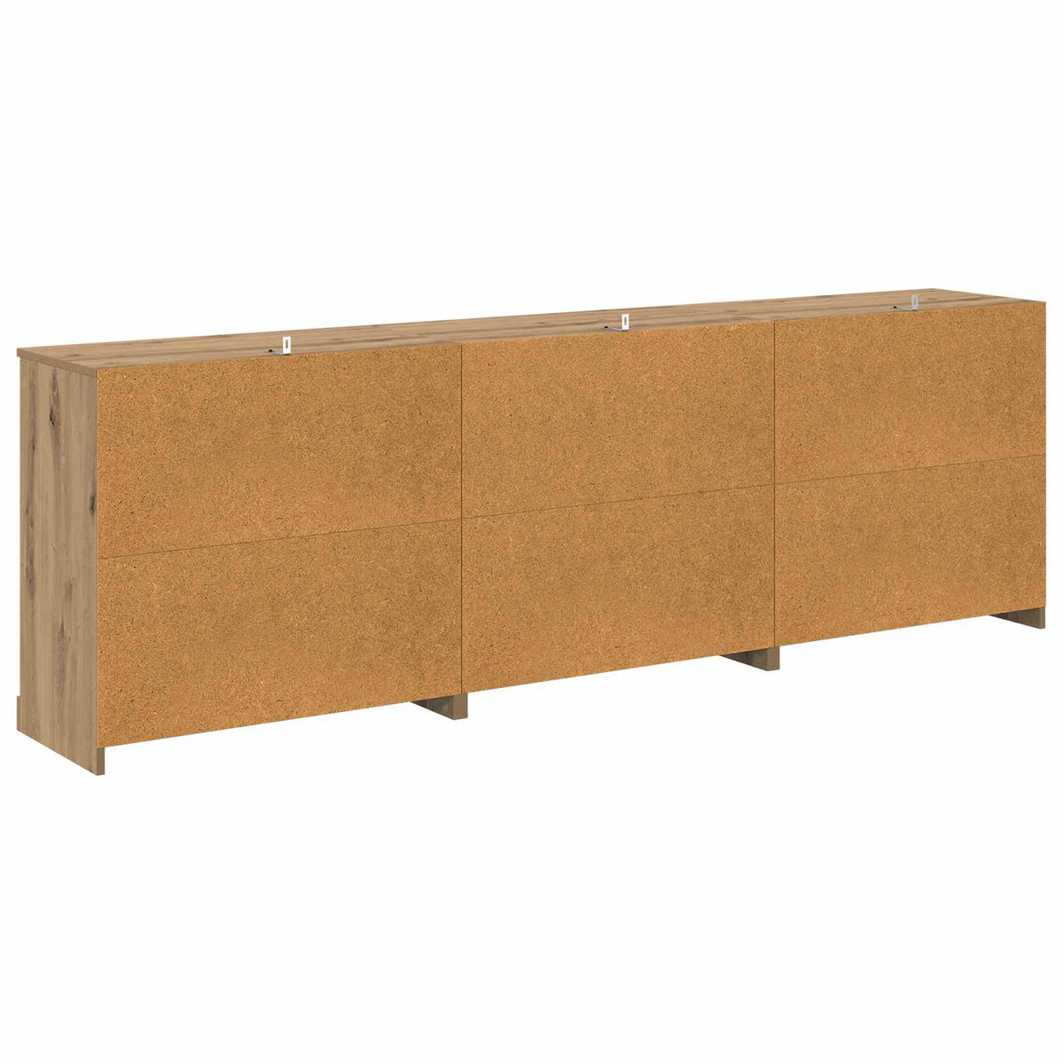 Sideboards 3 stk. Artisan-Eiche 210 x 35,5 x 67,5 cm