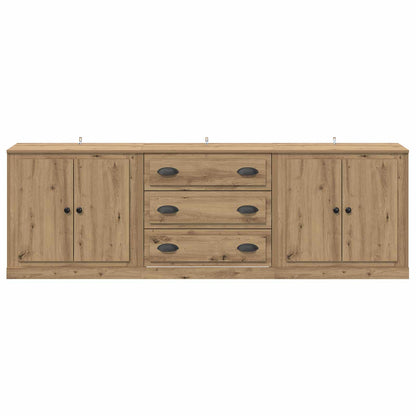 Sideboards 3 stk. Artisan-Eiche 210 x 35,5 x 67,5 cm