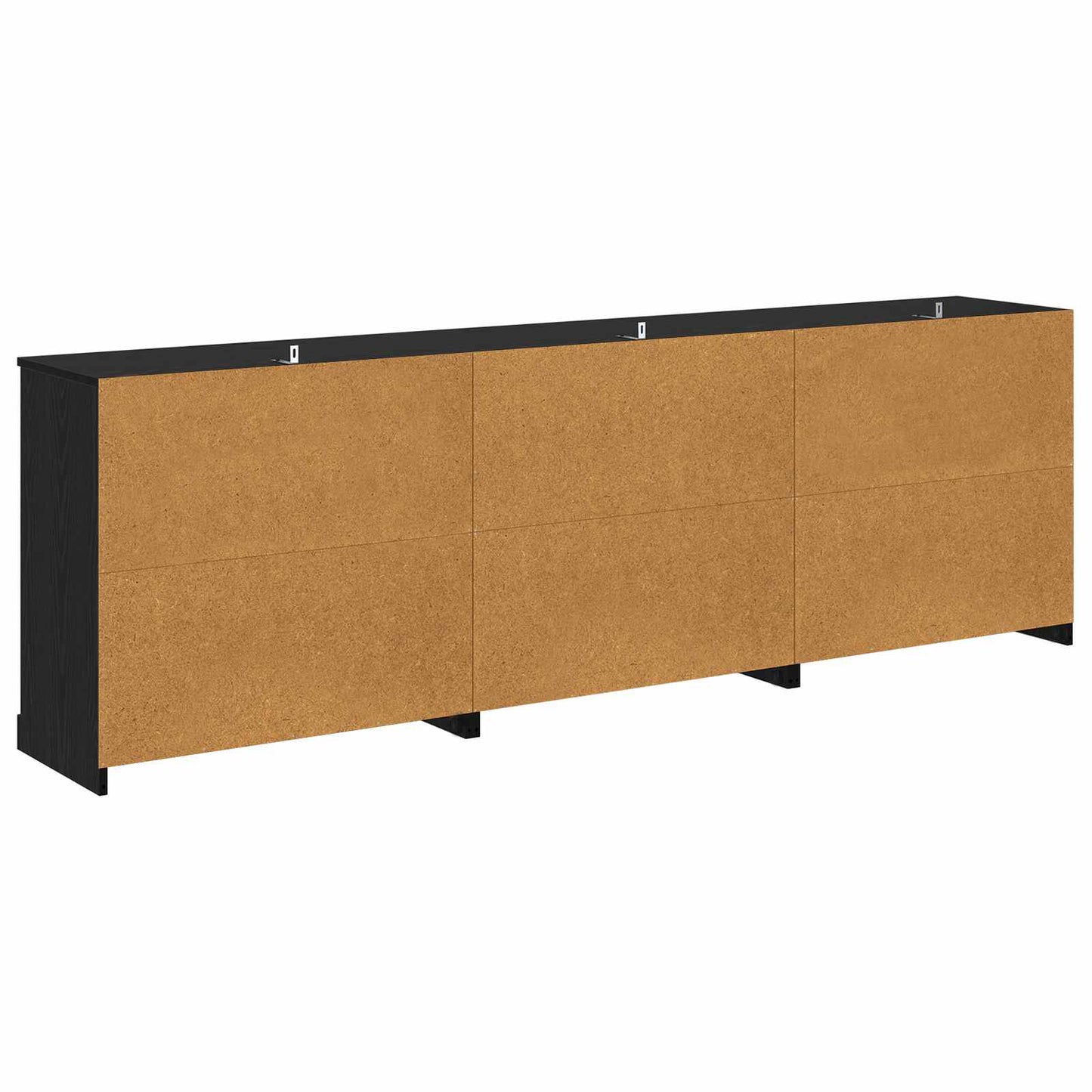 Sideboards 3 stk. Schwarze Eiche 210 x 35,5 x 67,5 cm