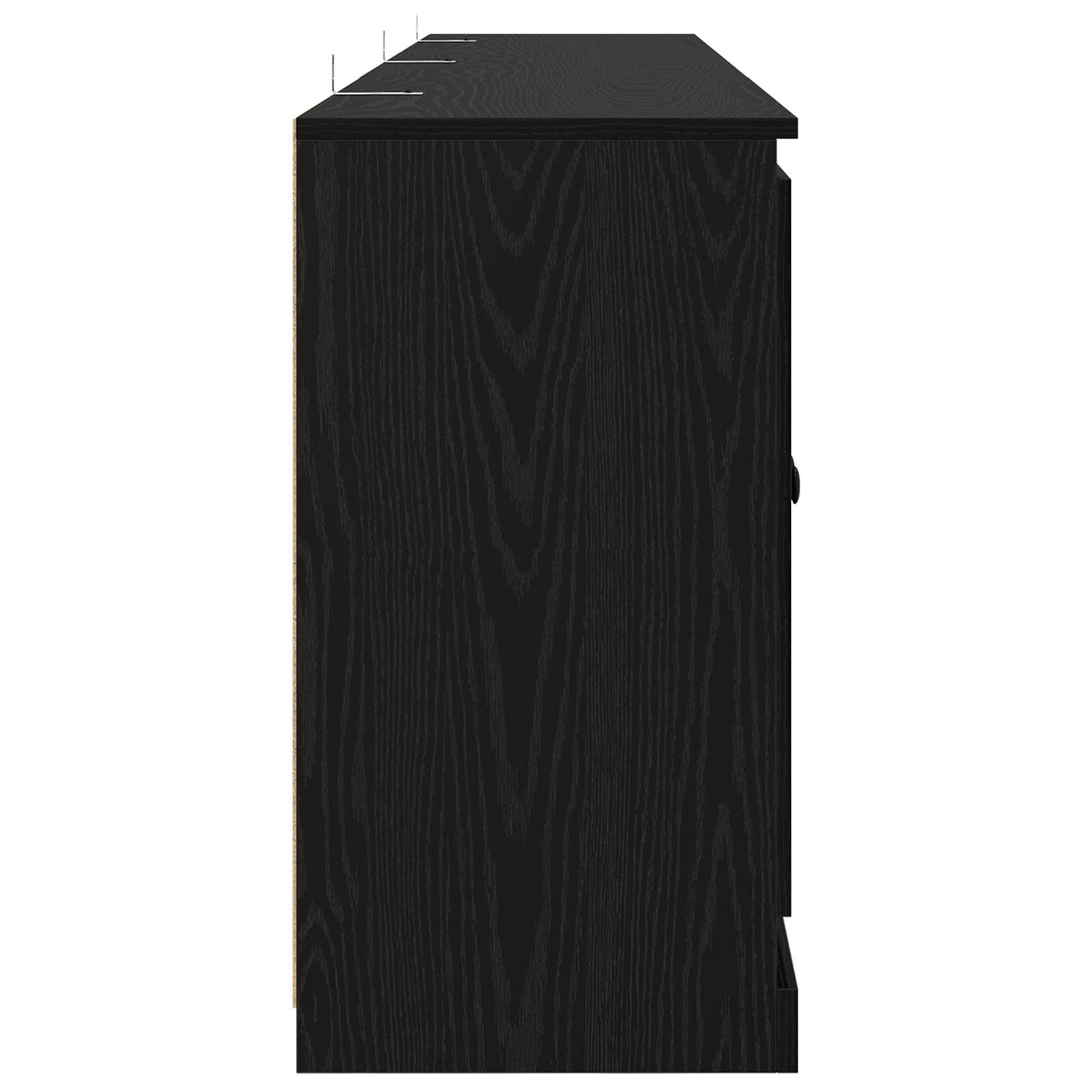 Sideboards 3 stk. Schwarze Eiche 210 x 35,5 x 67,5 cm