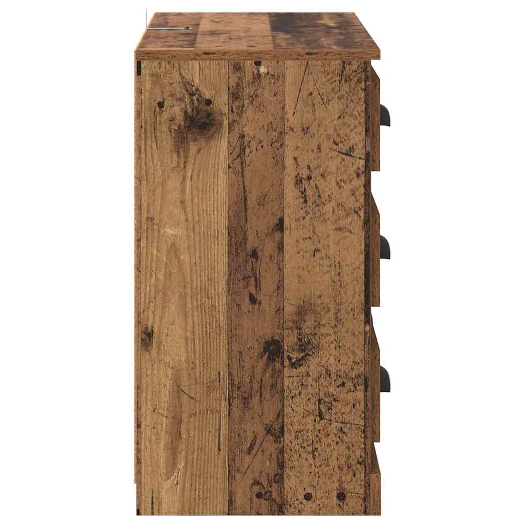 Sideboards 2 pcs Altholz 70 x 35,5 x 67,5 cm Holzwerkstoff