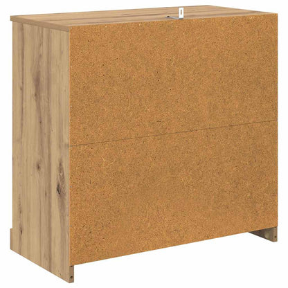 Sideboards 2 stk. Artisan-Eiche 70 x 35,5 x 67,5 cm