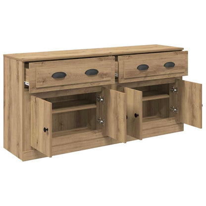 Sideboards 2 stk. Artisan-Eiche 70 x 35,5 x 67,5 cm