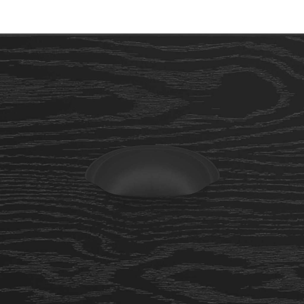 Sideboards 2 stk. Schwarz Eichen-Optik 70 x 35,5 x 67,5 cm