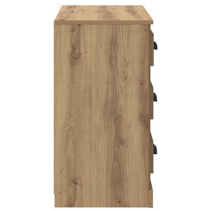 Sideboards 2 stk. Artisan-Eiche 70 x 35,5 x 67,5 cm