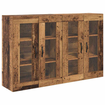 Wandschränke 2 stk. Altholz 69,5 x 34 x 90 cm Holzwerkstoff