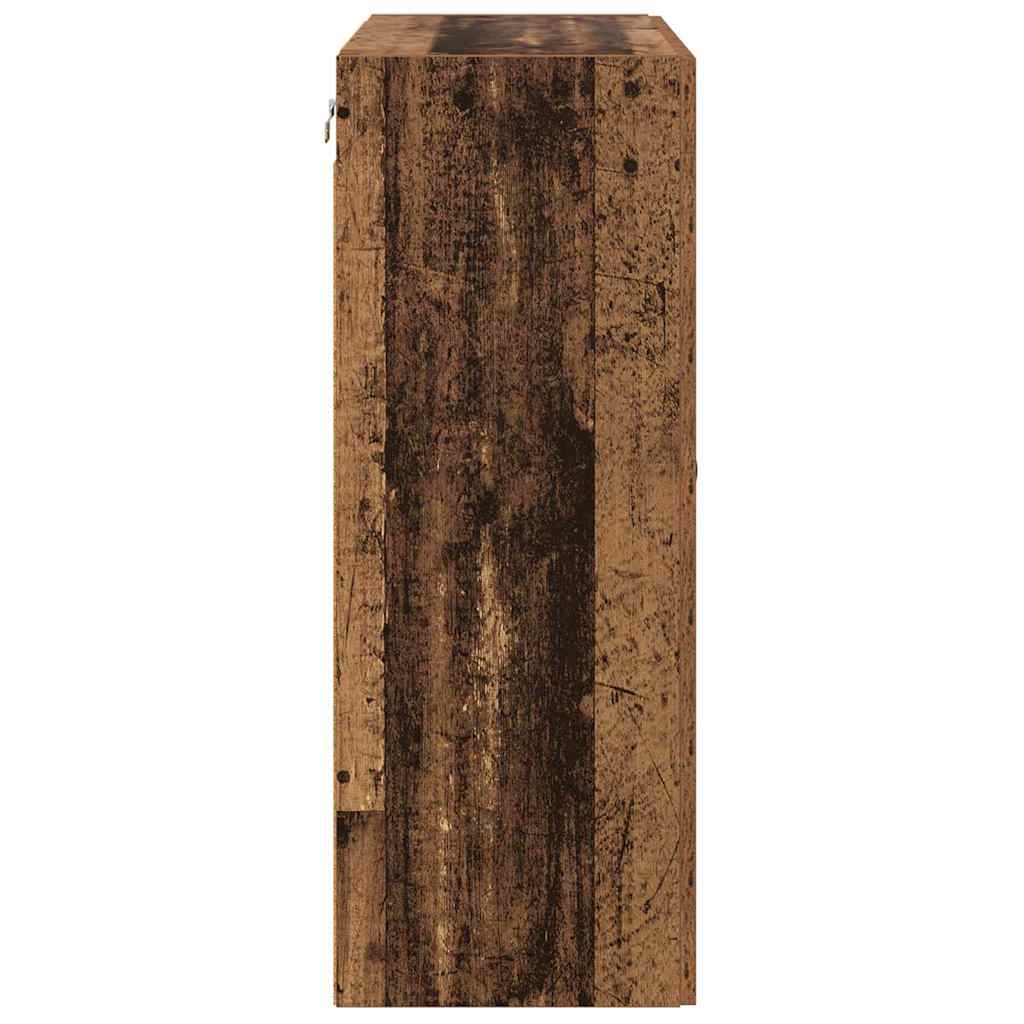 Wandschränke 2 stk. Altholz 69,5 x 34 x 90 cm Holzwerkstoff