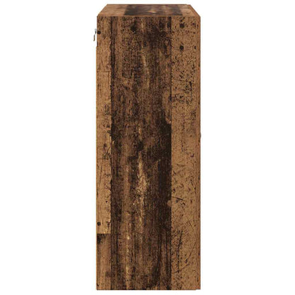 Wandschränke 2 stk. Altholz 69,5 x 34 x 90 cm Holzwerkstoff