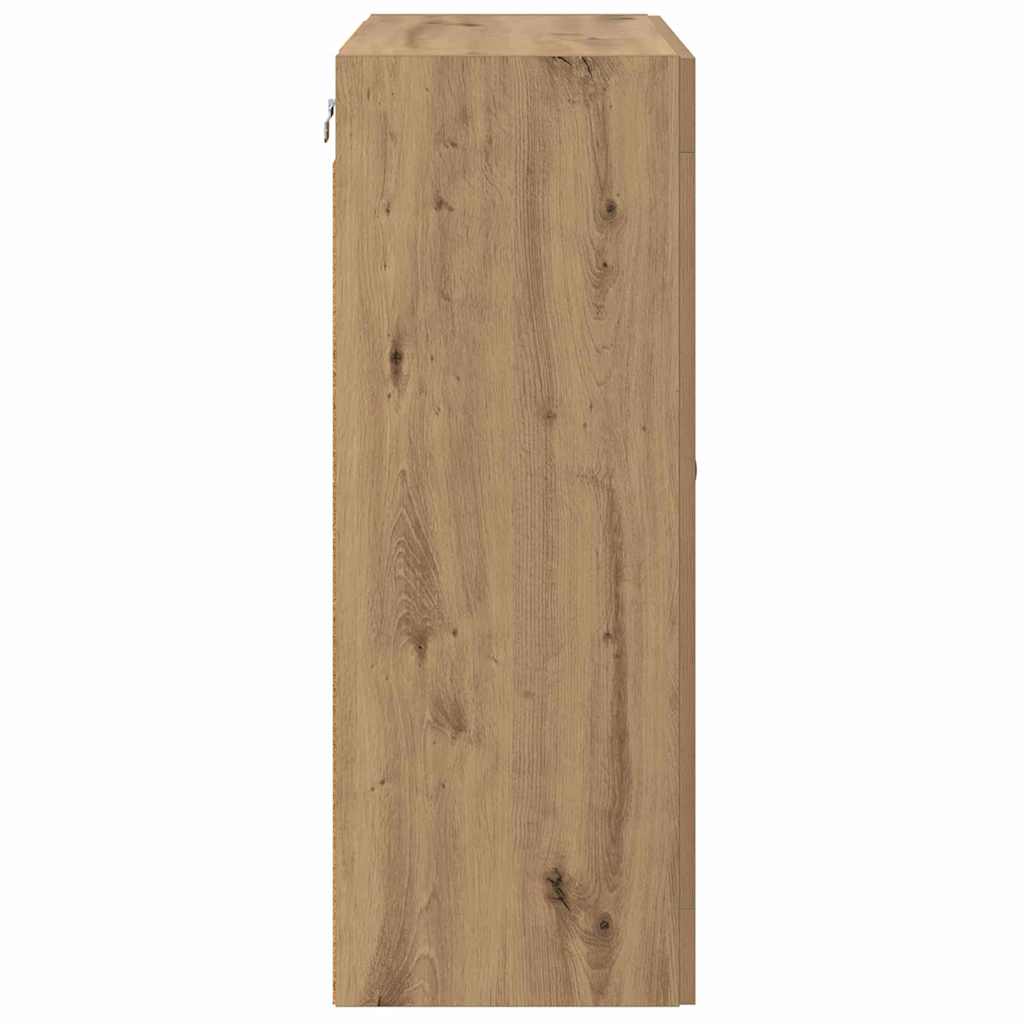 Wandschränke 2 stk. Artisan-Eiche 69,5 x 34 x 90 cm