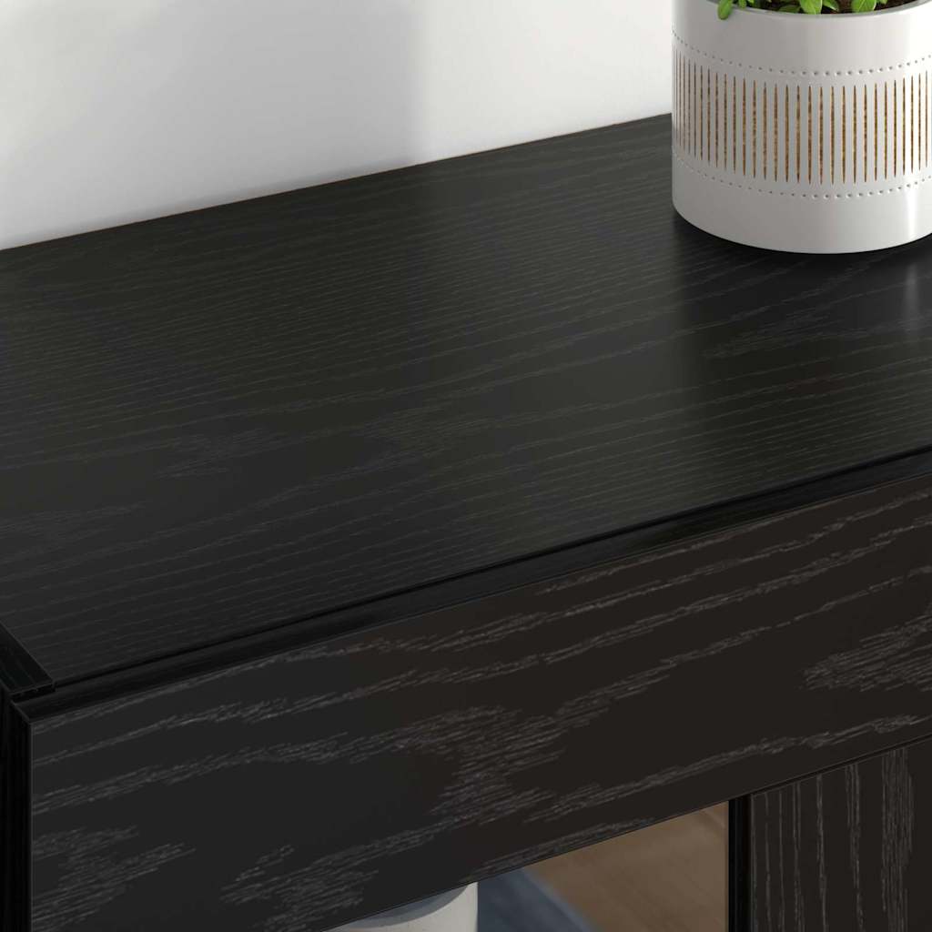 Wandschränke 2 pcs Schwarz Eichen-Optik 69,5 x 34 x 90 cm