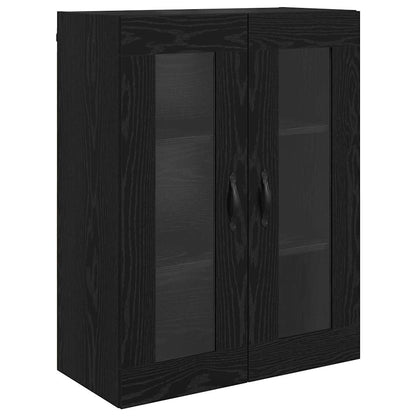 Wandschränke 2 stk. Schwarz Eichen-Optik 69,5 x 34 x 90 cm