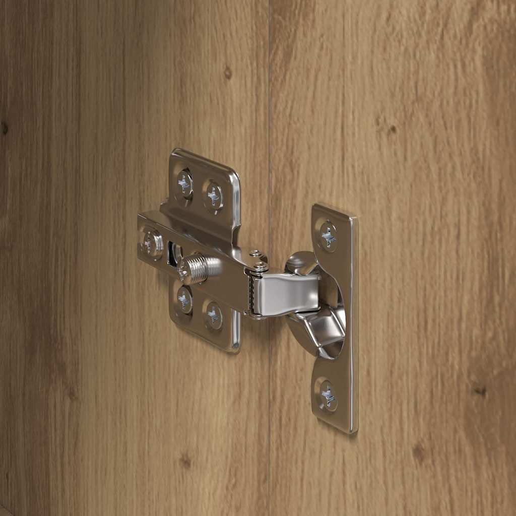 Wandmontierter Schrank 2 pcs Artisan-Eiche 69,5 x 34 x 90 cm