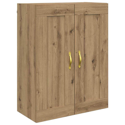 Wandmontierter Schrank 2 stk. Artisan-Eiche 69,5 x 34 x 90 cm