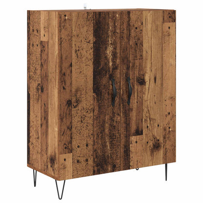 Highboard Altholz 69,5 x 34 x 90 cm Holzwerkstoff