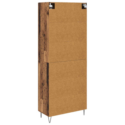 Highboard Altholz 69,5 x 34 x 90 cm Holzwerkstoff
